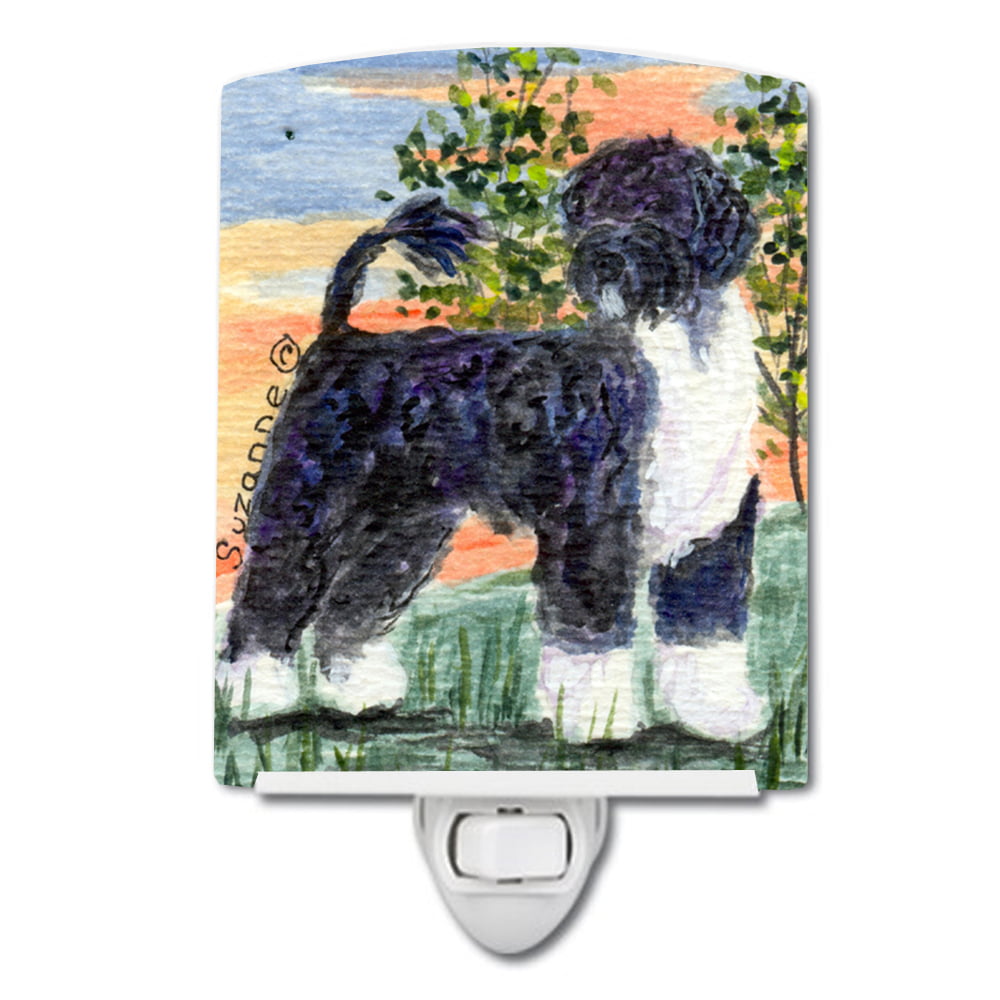 Ss8855cnl Portuguese Water Dog Ceramic Night Light