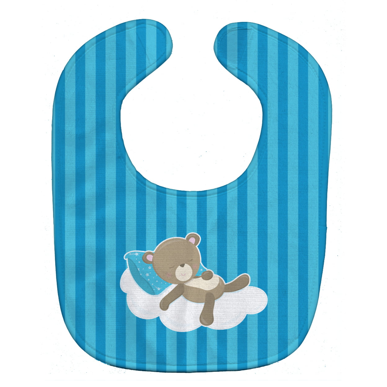 BB8620BIB Baby Boy Bear on Cloud Baby Bib