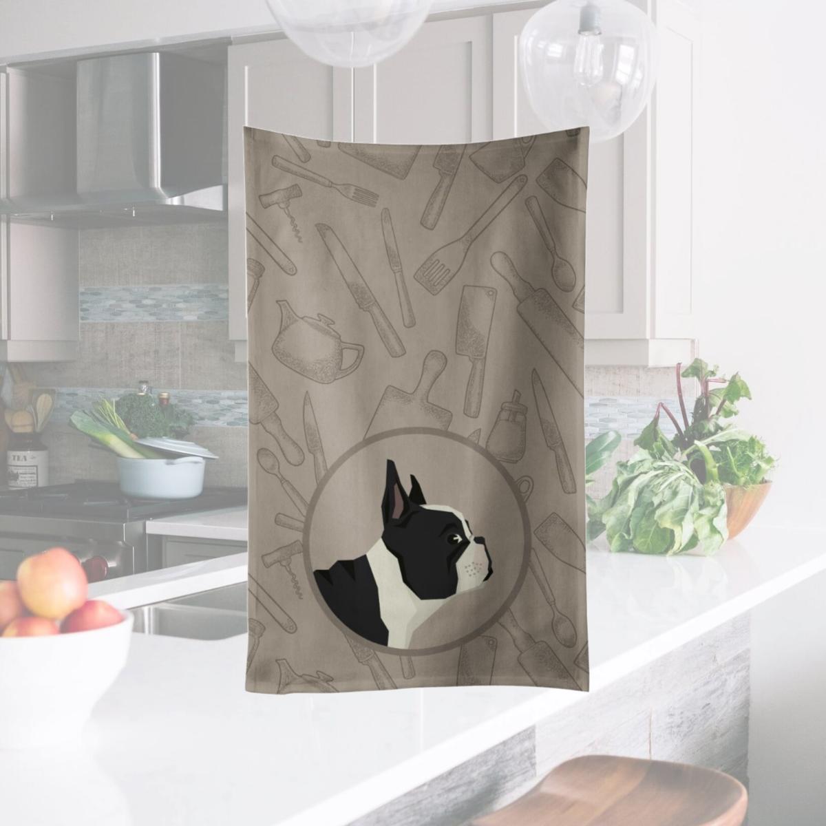 Picture of Carolines Treasures CK2186KTWL French Bulldog in the Kitchen Kitchen Towel