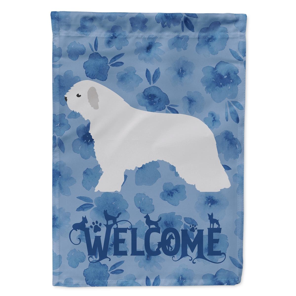UPC 194030100721 product image for CK6142GF 11 x 0.01 x 15 in. Spanish Water Dog Welcome Flag Garden Size | upcitemdb.com