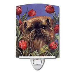 UPC 769593435490 product image for 6 x 4 in. Brussels Griffon Peek a Boo Ceramic Night Light | upcitemdb.com