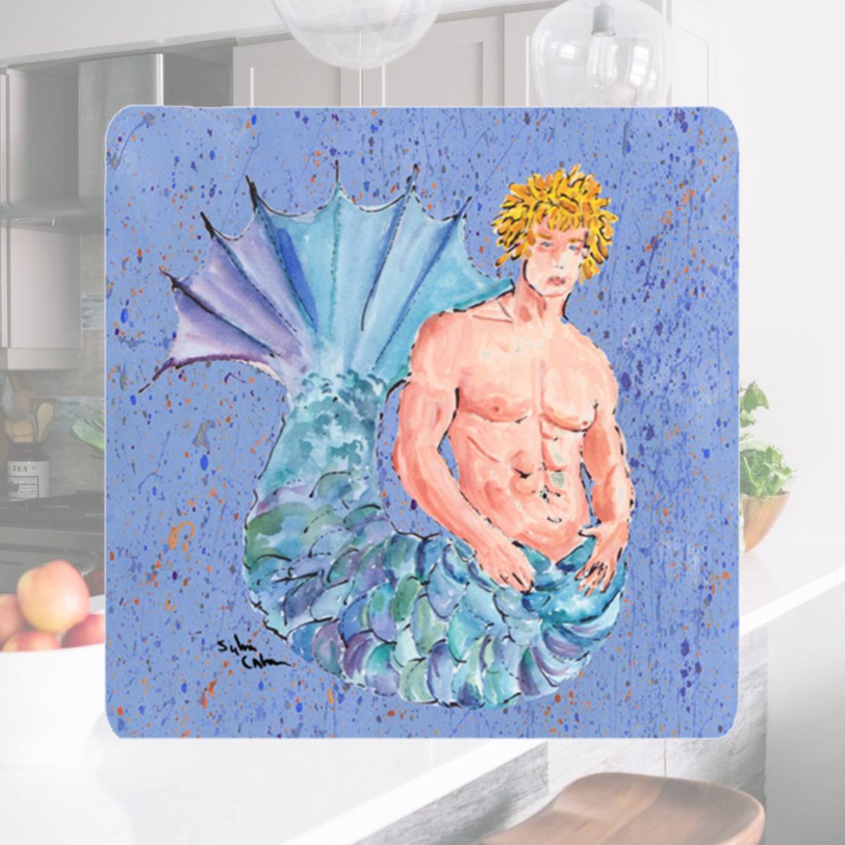 Picture of Carolines Treasures 8347FC Merman Foam Coasters - Set 4