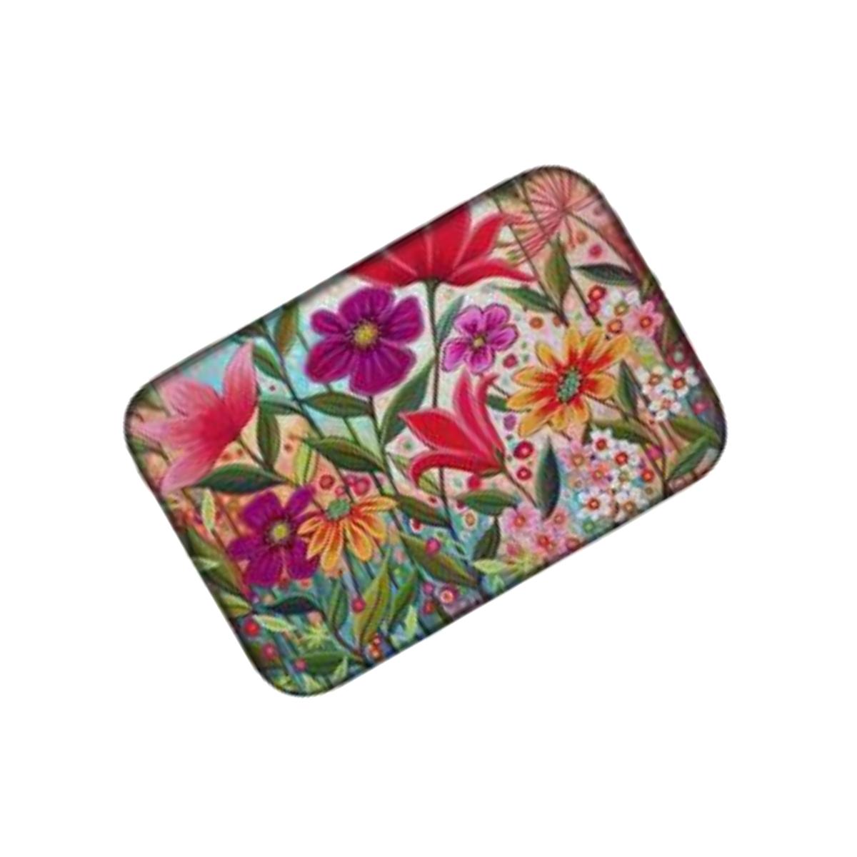 Picture of Carolines Treasures PPD3015DDM 14 x 21 in. Fanciful Flowers Dish Drying Mat