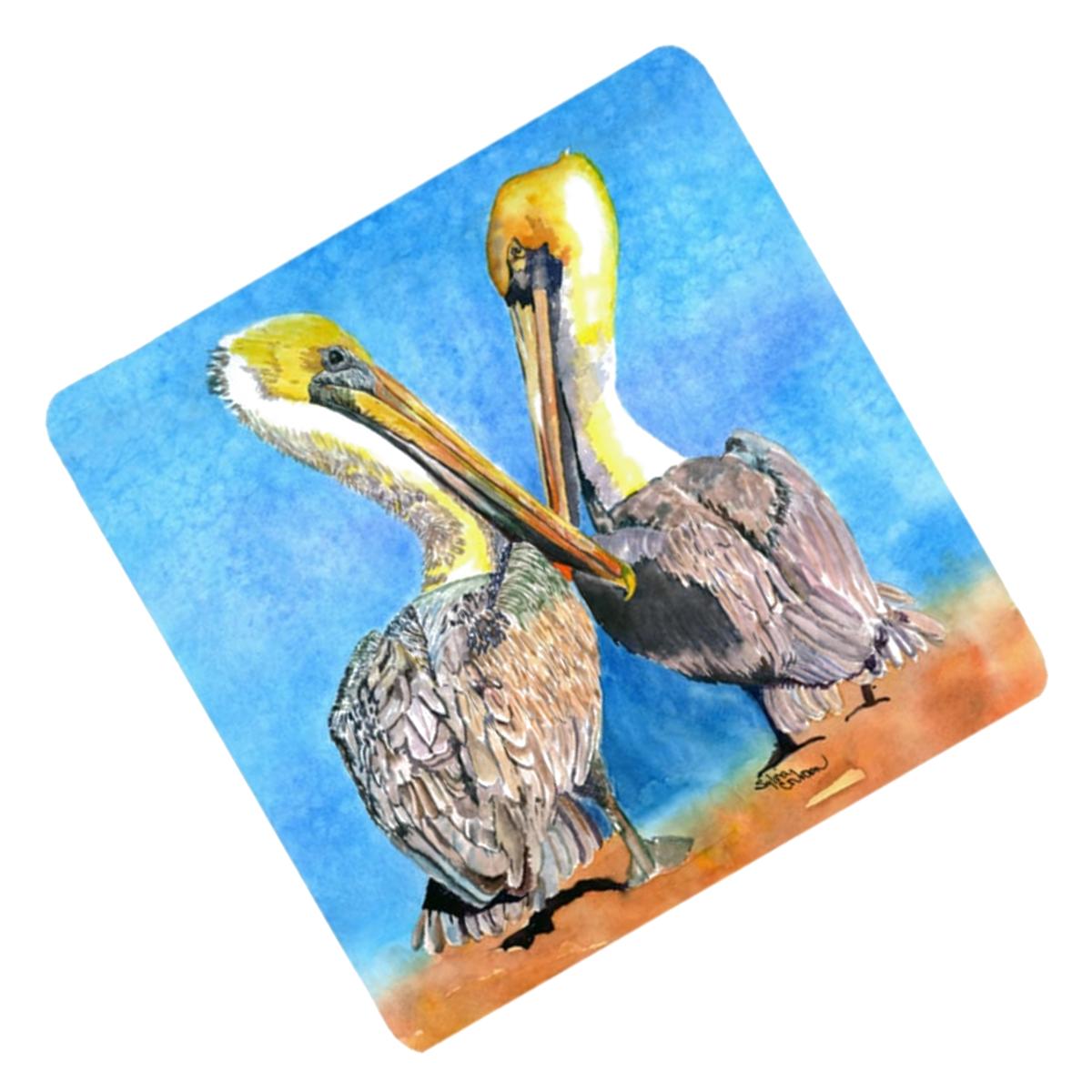Picture of Carolines Treasures 8539FC Bird - Pelican Foam Coasters - Set Of 4