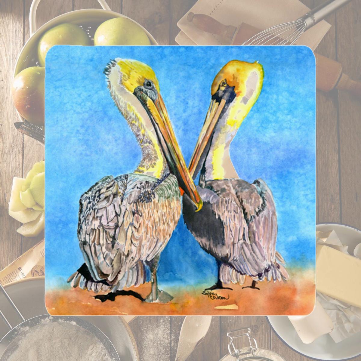 Picture of Carolines Treasures 8539FC Bird - Pelican Foam Coasters - Set Of 4