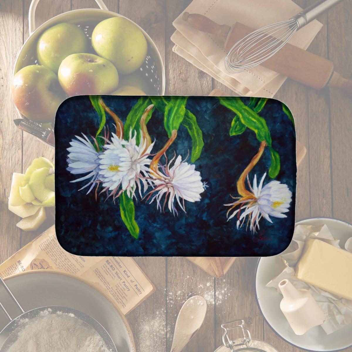 Picture of Carolines Treasures FHC1006DDM Night Blooming Cereus by Ferris Hotard Dish Drying Mat
