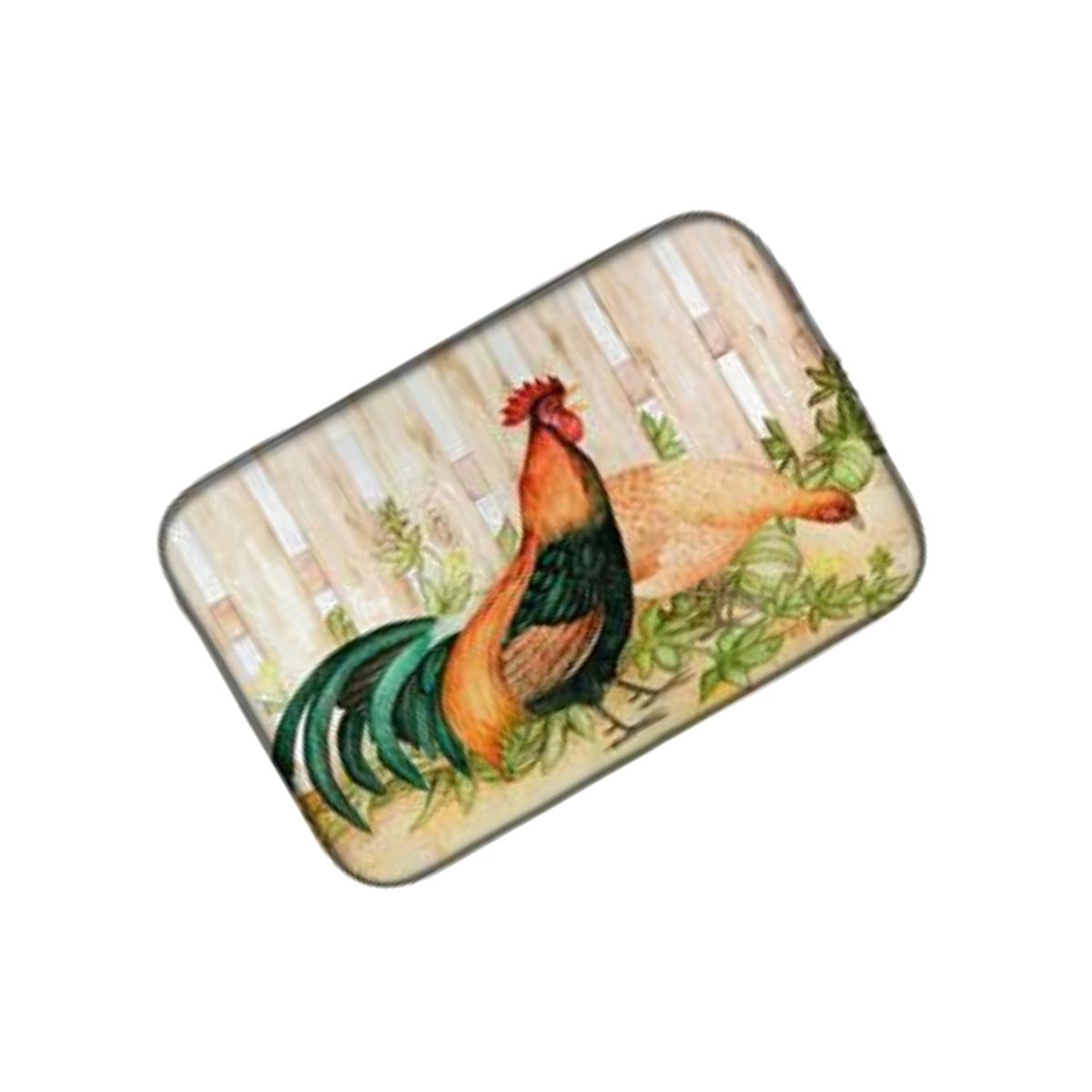 Picture of Carolines Treasures FHC1009DDM Chicken & Rooster by Ferris Hotard Dish Drying Mat