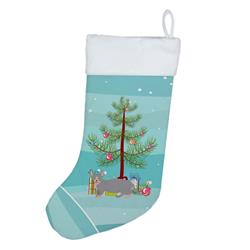 CK4613CS 18 x 13.5 in. Unisex Dwelf No.4 Cat Merry Christmas Christmas Stocking