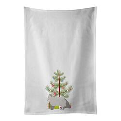 UPC 785578856142 product image for 28 x 19 in. Unisex Selkirk Rex No.2 Cat Merry Christmas White Dish Towels Kitche | upcitemdb.com