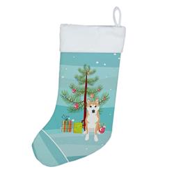 WDK3162CS 18 x 13.5 in. Unisex Shiba Inu Red No.1 Christmas Christmas Stocking