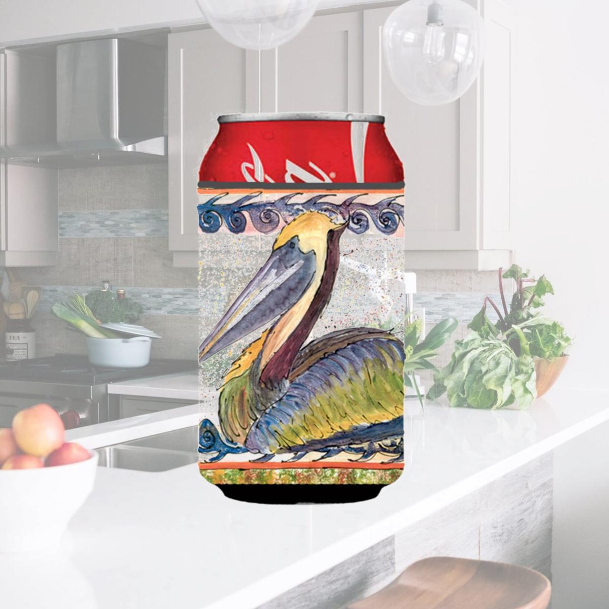 Picture of Carolines Treasures 8057CC Bird - Pelican Can Or Bottle  Hugger