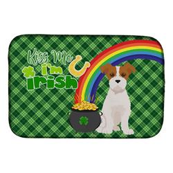 UPC 194030629994 product image for WDK4853DDM 21 x 14 in. Brown & White Wirehair Jack Russell Terrier Saint Patrick | upcitemdb.com
