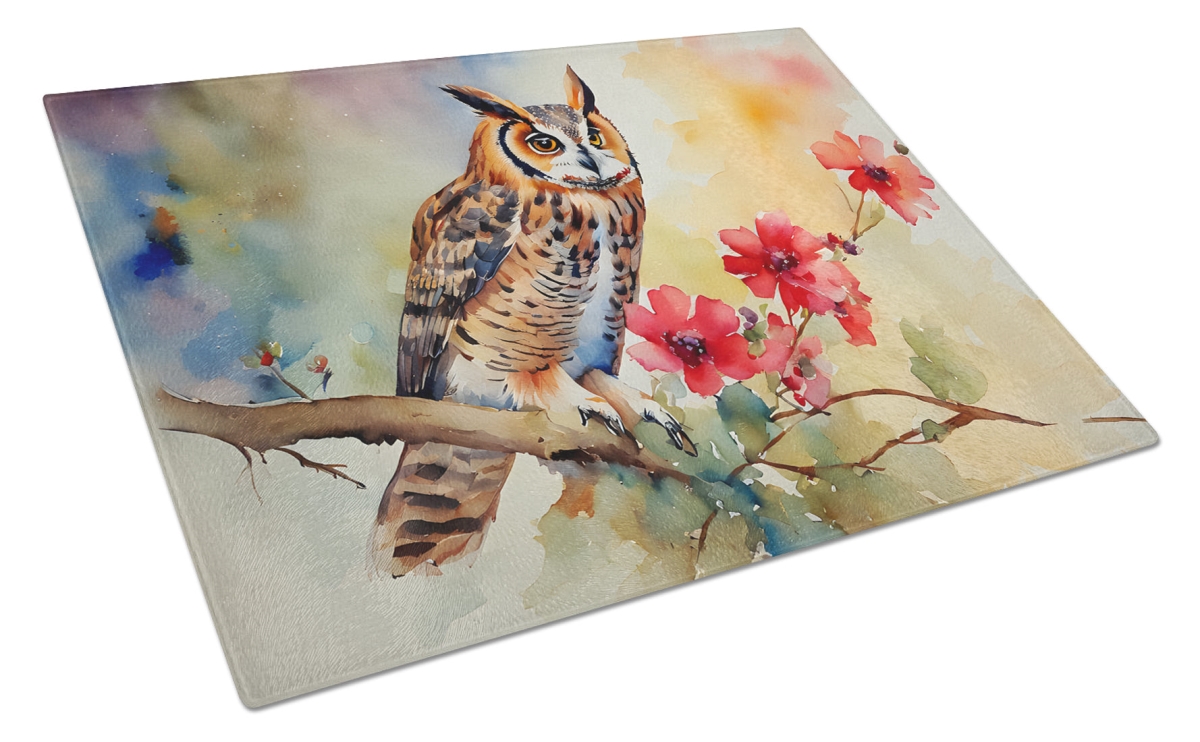 UPC 194030883785 product image for DAC3235LCB 15 x 12 in. Long-Eared Owl Glass Cutting Board | upcitemdb.com