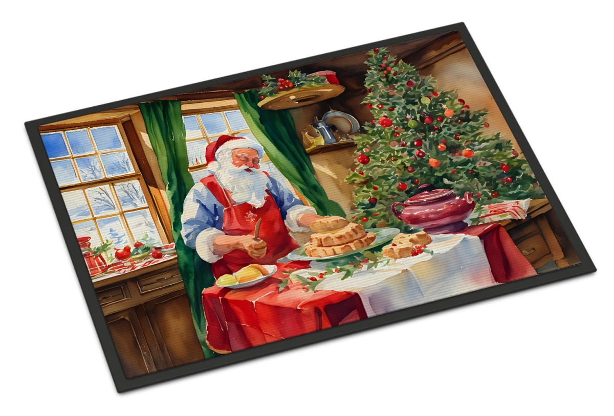 UPC 194030857793 product image for DAC3304JMAT 24 x 36 in. Unisex Cookies with Santa Claus Papa Noel Doormat | upcitemdb.com