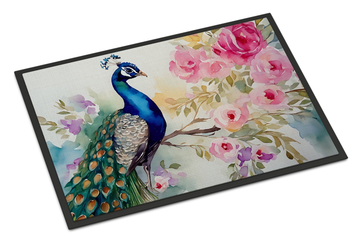 UPC 194030855898 product image for DAC3257JMAT 24 x 36 in. Unisex Peacock Doormat | upcitemdb.com
