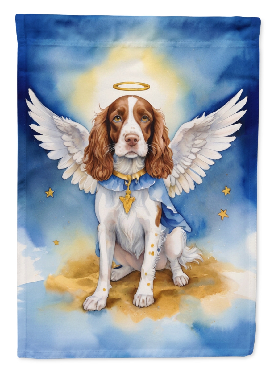 40 x 28 in. Welsh Springer Spaniel My Angel House Flag