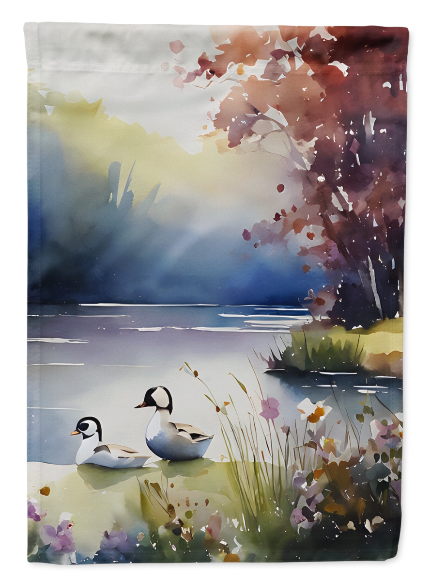 UPC 198453413659 product image for DAC3193CHF 40 x 28 in. Bufflehead House Flag | upcitemdb.com
