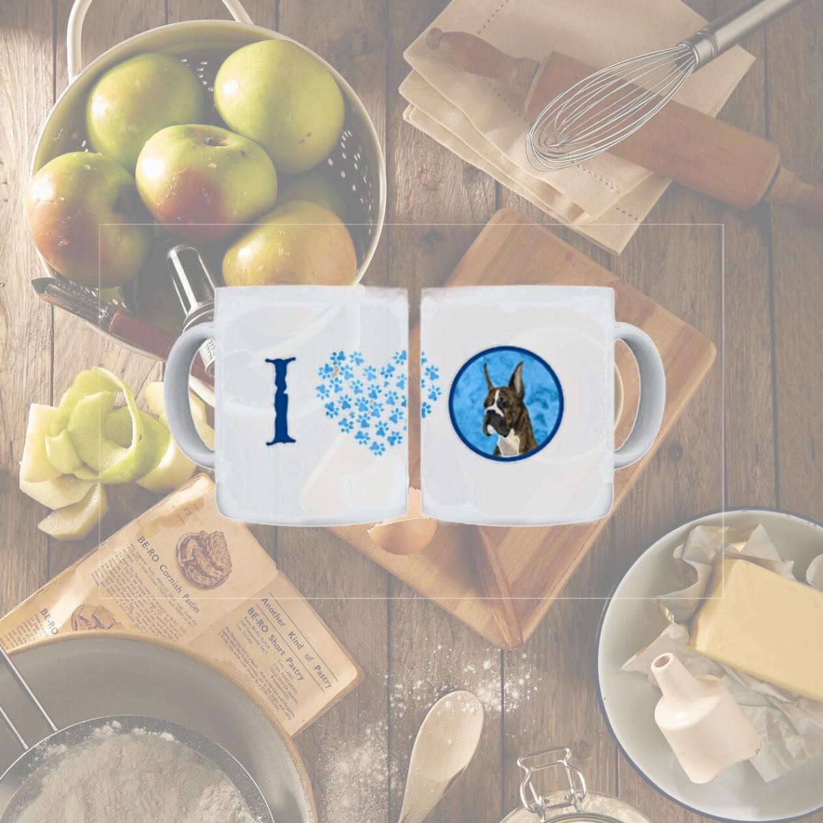 Picture of Carolines Treasures SS4784-BU-CM15 15 oz. Boxer Dishwasher Safe Microwavable Ceramic Coffee Mug
