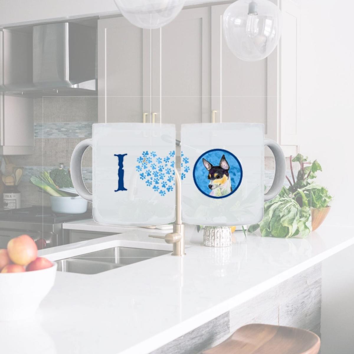 Picture of Carolines Treasures SS4794-BU-CM15 15 oz. Chihuahua Dishwasher Safe Microwavable Ceramic Coffee Mug
