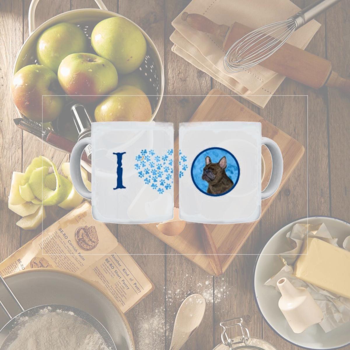 Picture of Carolines Treasures SS4795-BU-CM15 15 oz. French Bulldog Dishwasher Safe Microwavable Ceramic Coffee Mug