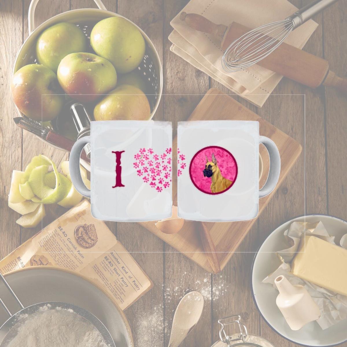 Picture of Carolines Treasures LH9355PK-CM15 15 oz. Great Dane Dishwasher Safe Microwavable Ceramic Coffee Mug
