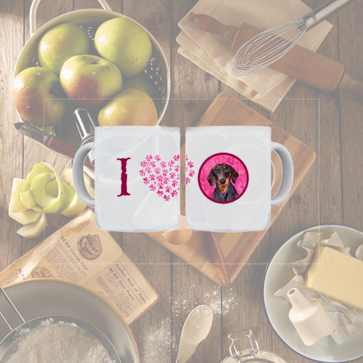 Picture of Carolines Treasures LH9358PK-CM15 15 oz. Dachshund Dishwasher Safe Microwavable Ceramic Coffee Mug