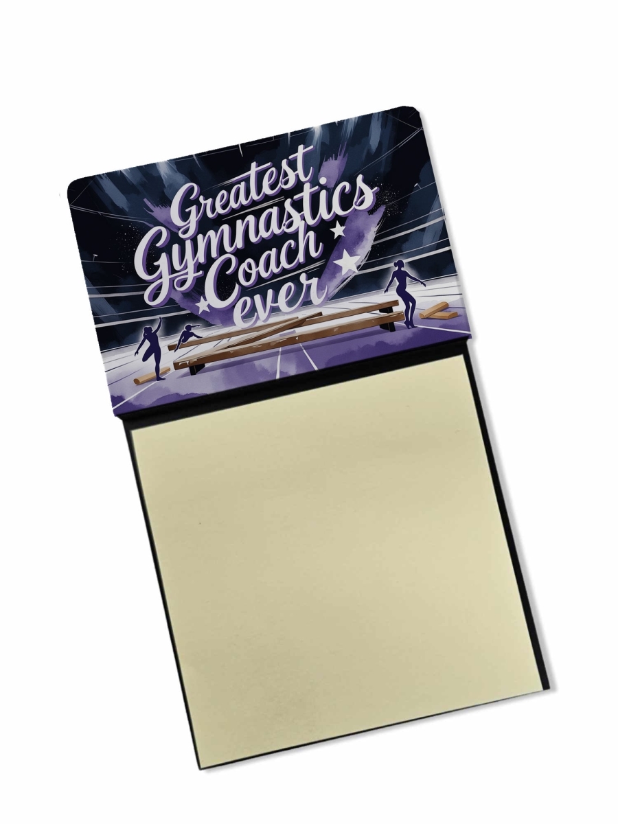 UPC 198453474636 product image for DAC8822TSN 5.25 x 3.25 in. Greatest Gymnastics Coach Ever Funny Sticky Note Hold | upcitemdb.com