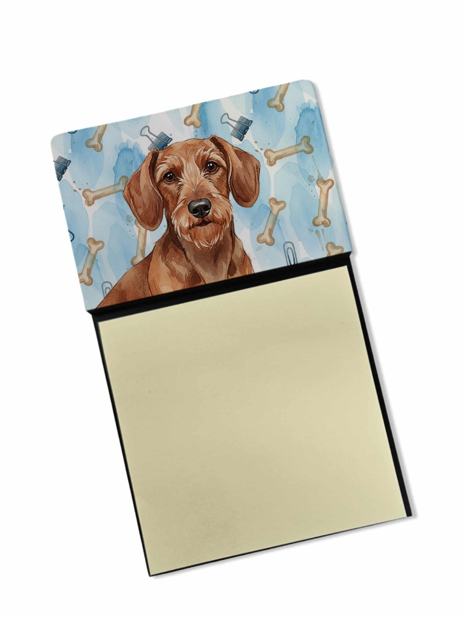 UPC 198453295972 product image for DAC9262SN 5.25 x 3.25 in. Wirehaired Red Dachshund Coworker Watercolor Sticky No | upcitemdb.com