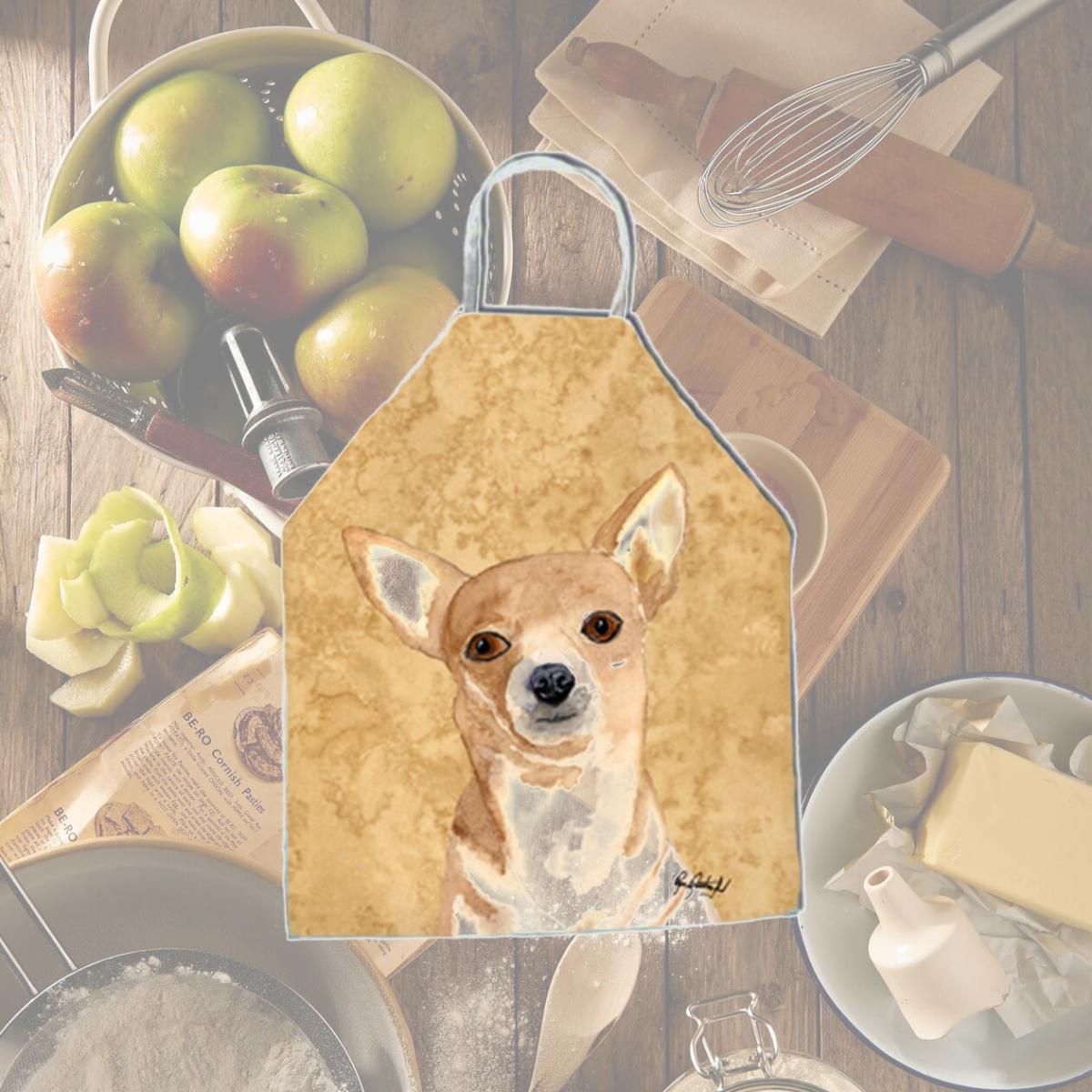 Picture of Carolines Treasures RDR3020APRON 27 x 31 In. Chihuahua Apron