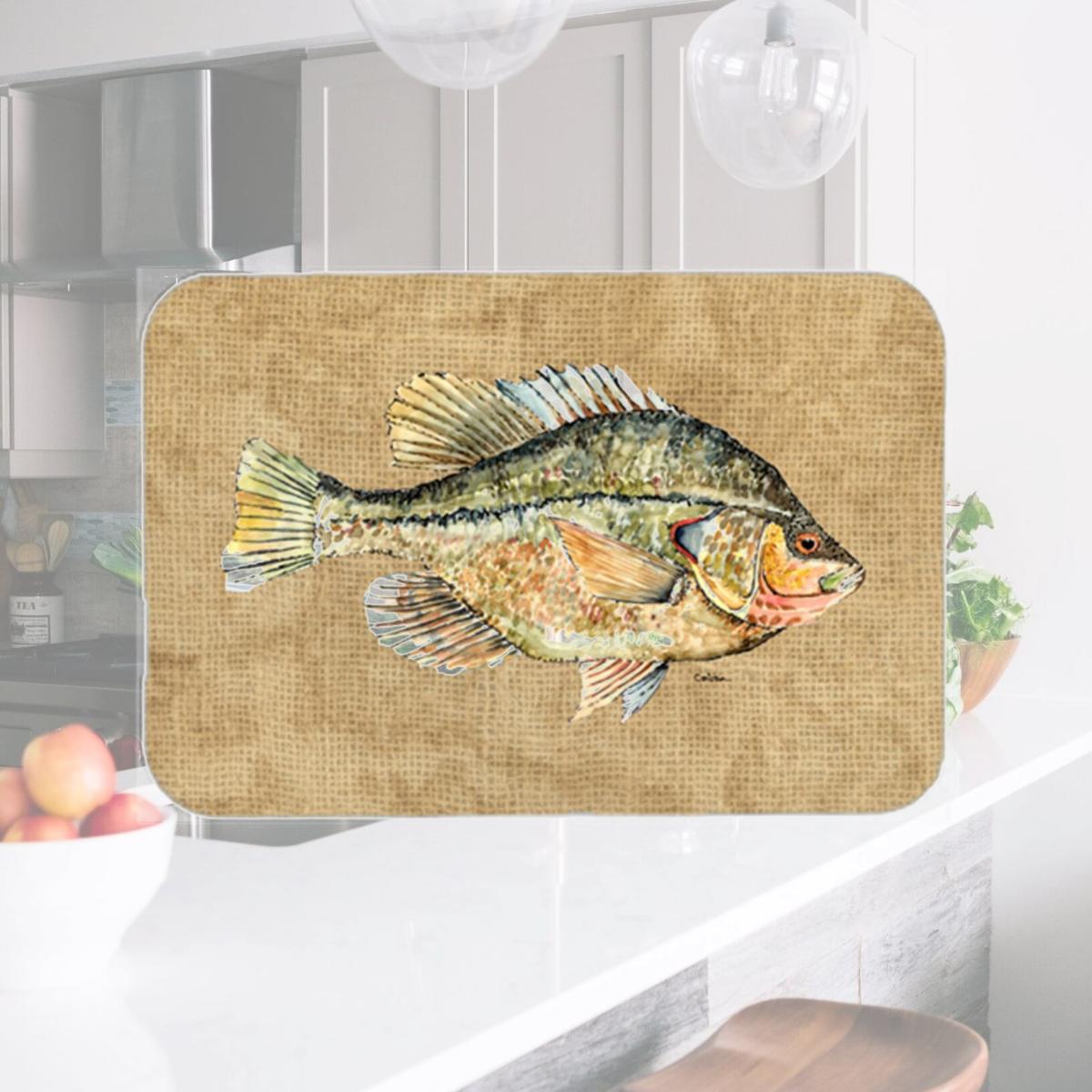 Picture of Carolines Treasures 8808LCB 15 X 12 In. Croppie Glass Cutting Board Large Size