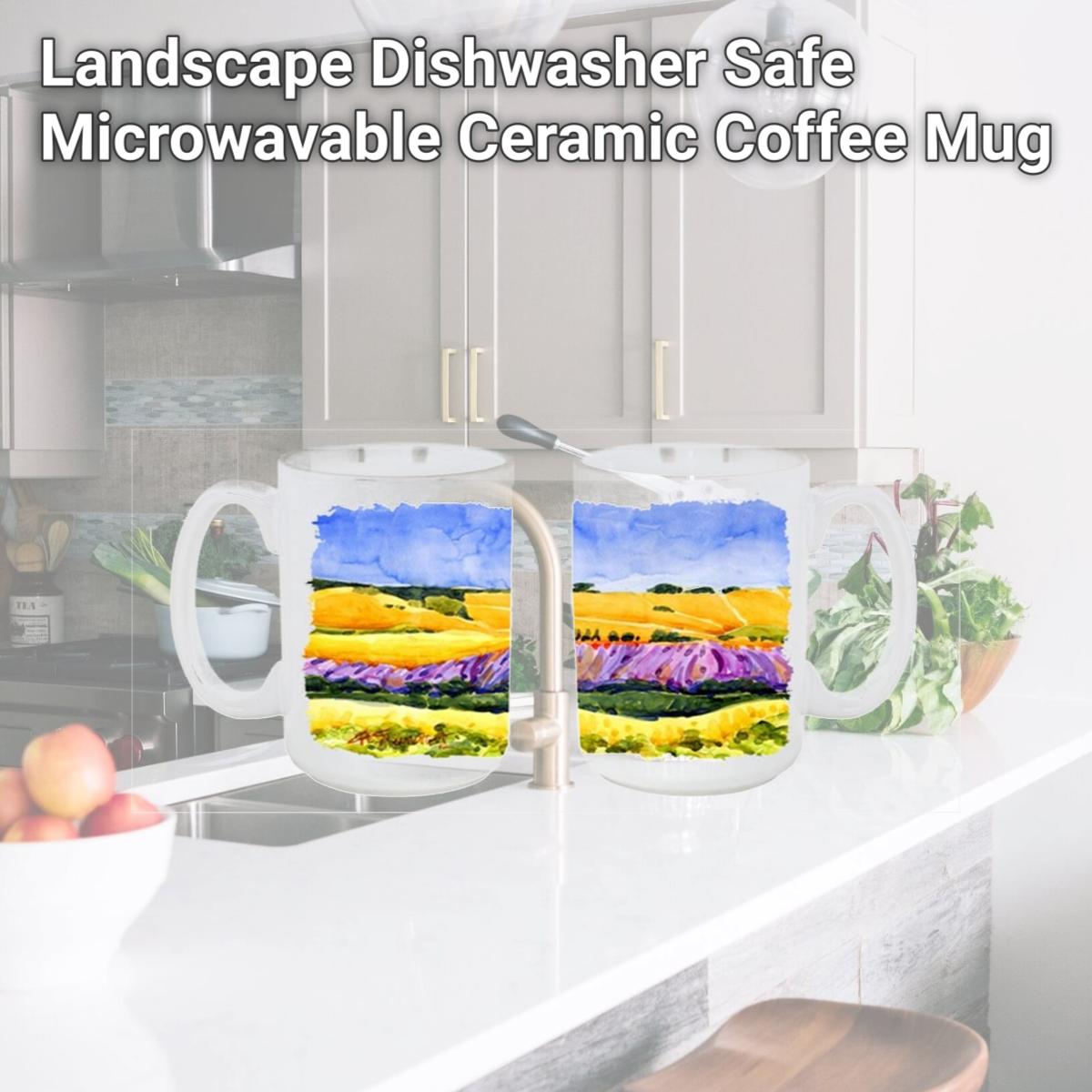 Picture of Carolines Treasures 6053CM15 Landscape Dishwasher Safe Microwavable Ceramic Coffee Mug