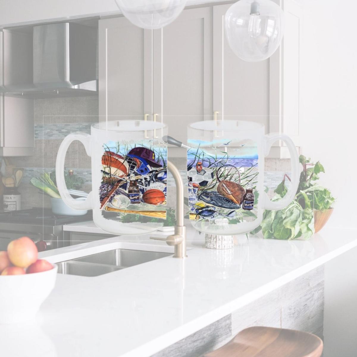 Picture of Carolines Treasures 1011CM15 Sports on the Beach Dishwasher Safe Microwavable Ceramic Coffee Mug