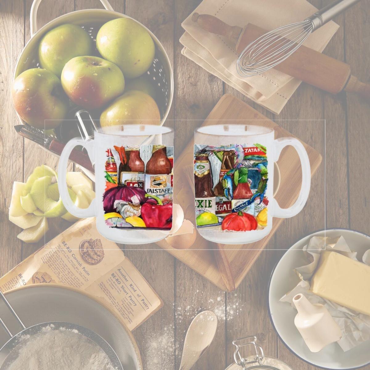 Picture of Carolines Treasures 1017CM15 New Orleans Beers and Spices Dishwasher Safe Microwavable Ceramic Coffee Mug