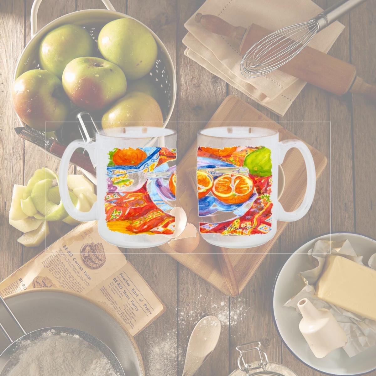 Picture of Carolines Treasures 6035CM15 Florida Oranges Sliced for breakfast Dishwasher Safe Microwavable Ceramic Coffee Mug