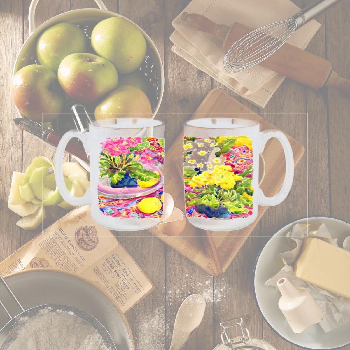 Picture of Carolines Treasures 6062CM15 Flower - Primroses Dishwasher Safe Microwavable Ceramic Coffee Mug 15 oz.