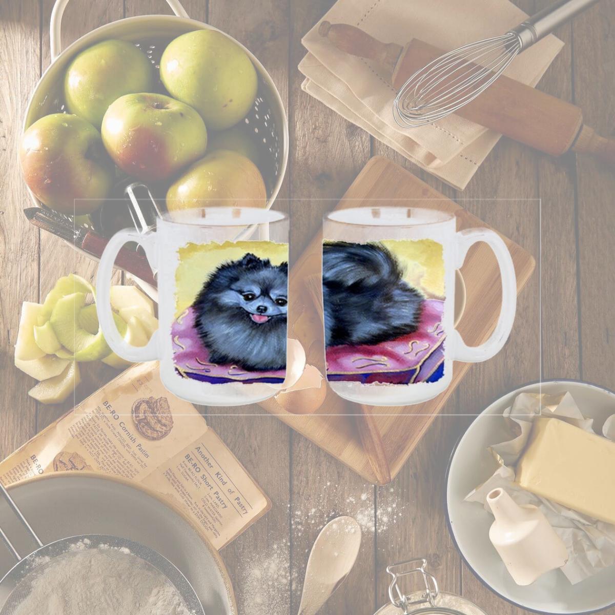 Picture of Carolines Treasures 7503CM15 Pomeranian Dishwasher Safe Microwavable Ceramic Coffee Mug 15 oz.