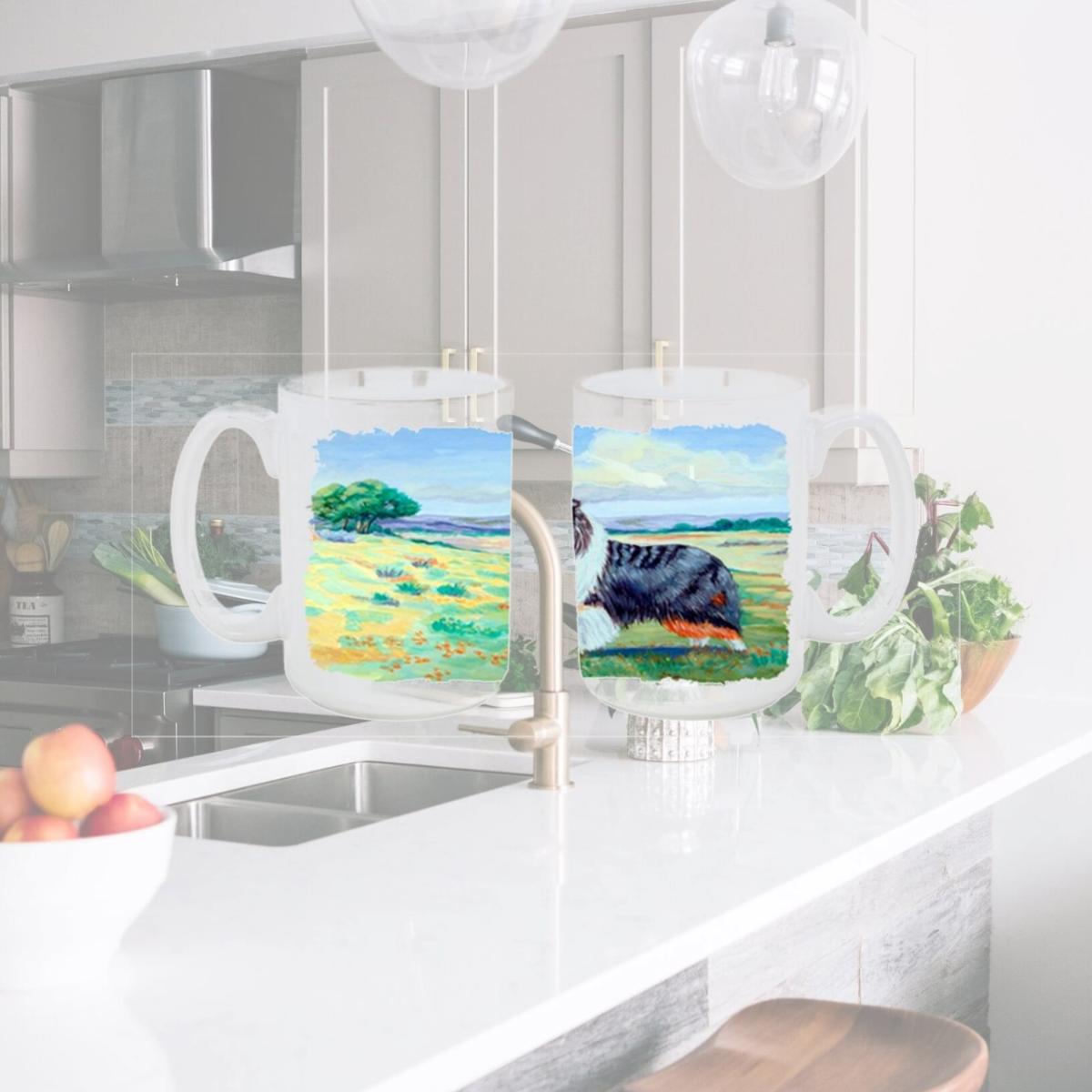 Picture of Carolines Treasures 7140CM15 Collie Dishwasher Safe Microwavable Ceramic Coffee Mug 15 oz.