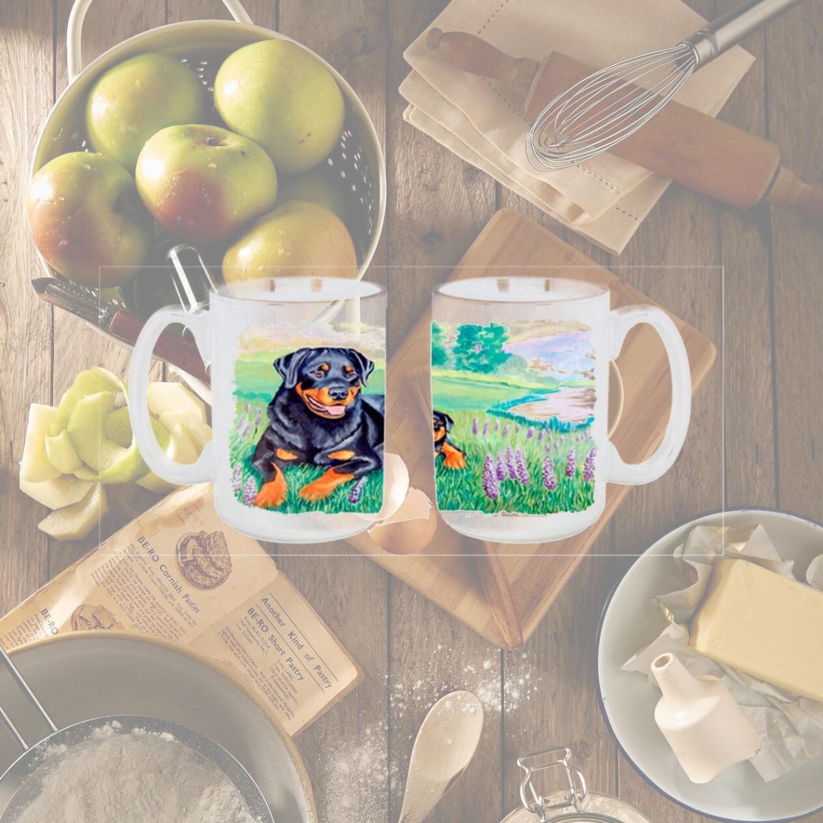 Picture of Carolines Treasures 7141CM15 Rottweiler Dishwasher Safe Microwavable Ceramic Coffee Mug 15 oz.