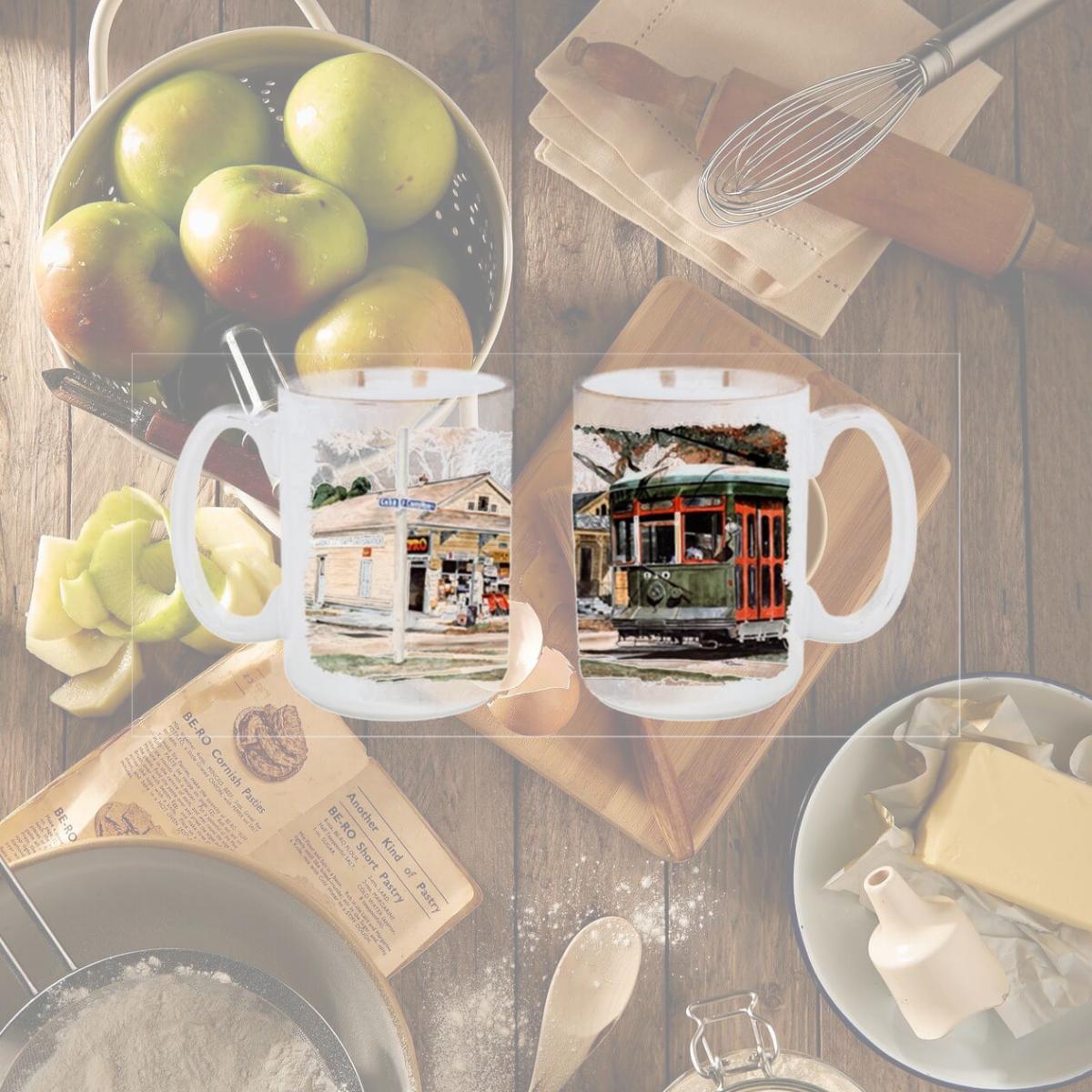 Picture of Carolines Treasures 8108CM15 New Orleans Street Car Dishwasher Safe Microwavable Ceramic Coffee Mug 15 oz.
