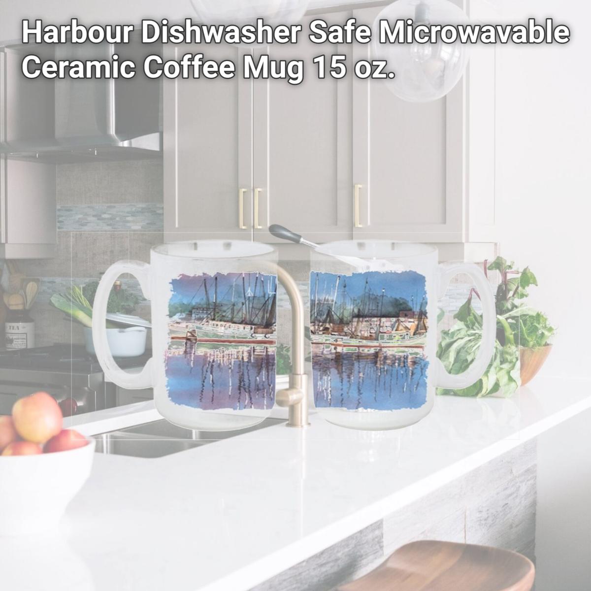 Picture of Carolines Treasures 8112CM15 Harbour Dishwasher Safe Microwavable Ceramic Coffee Mug 15 oz.