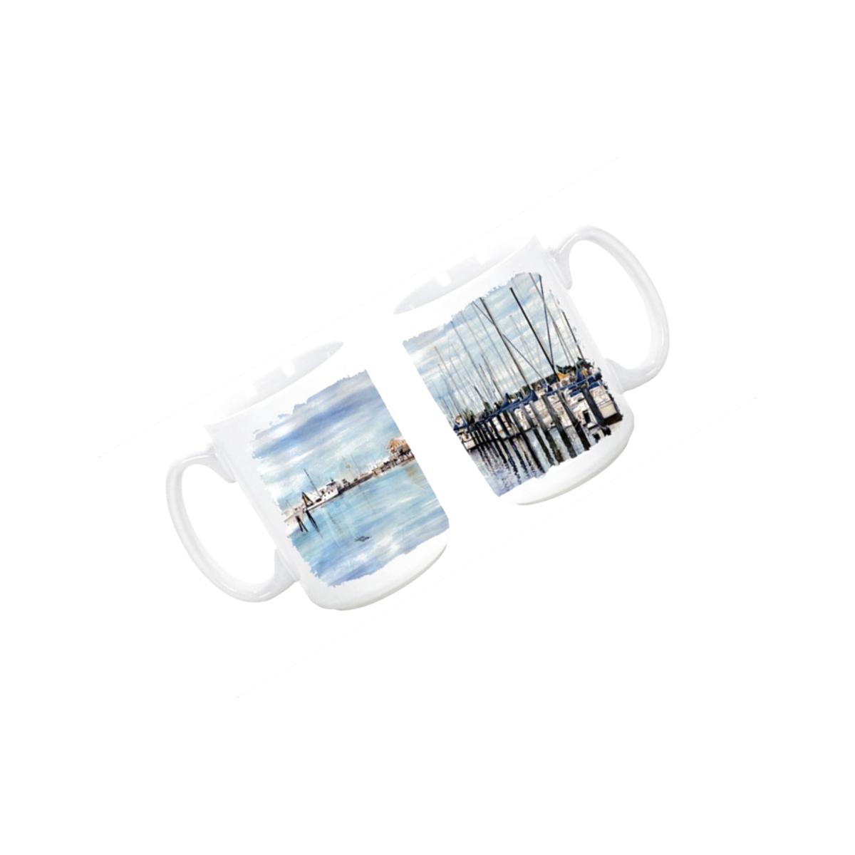 Picture of Carolines Treasures 8128CM15 The Warf Dishwasher Safe Microwavable Ceramic Coffee Mug 15 oz.