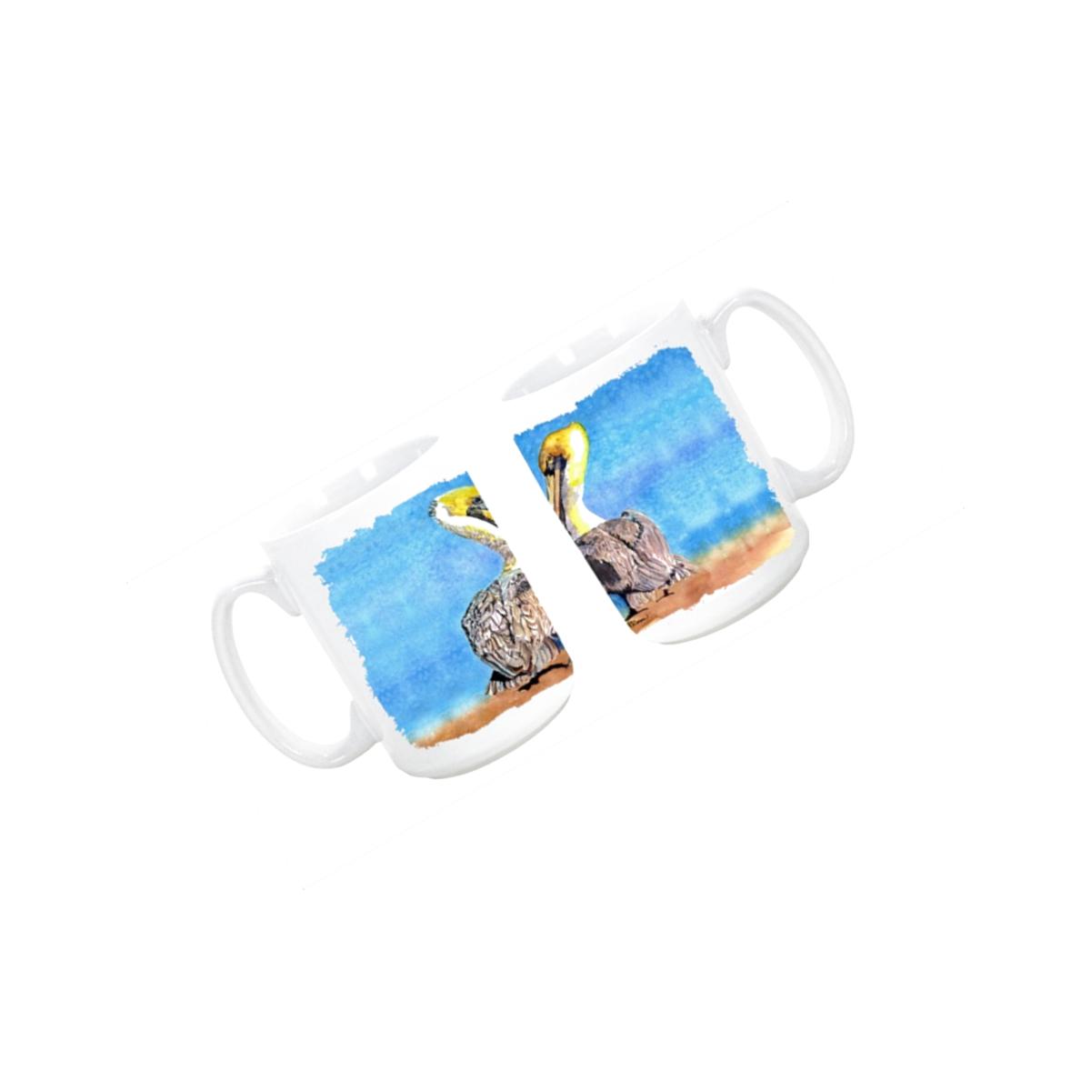 Picture of Carolines Treasures 8539CM15 Pelican Dishwasher Safe Microwavable Ceramic Coffee Mug 15 oz.