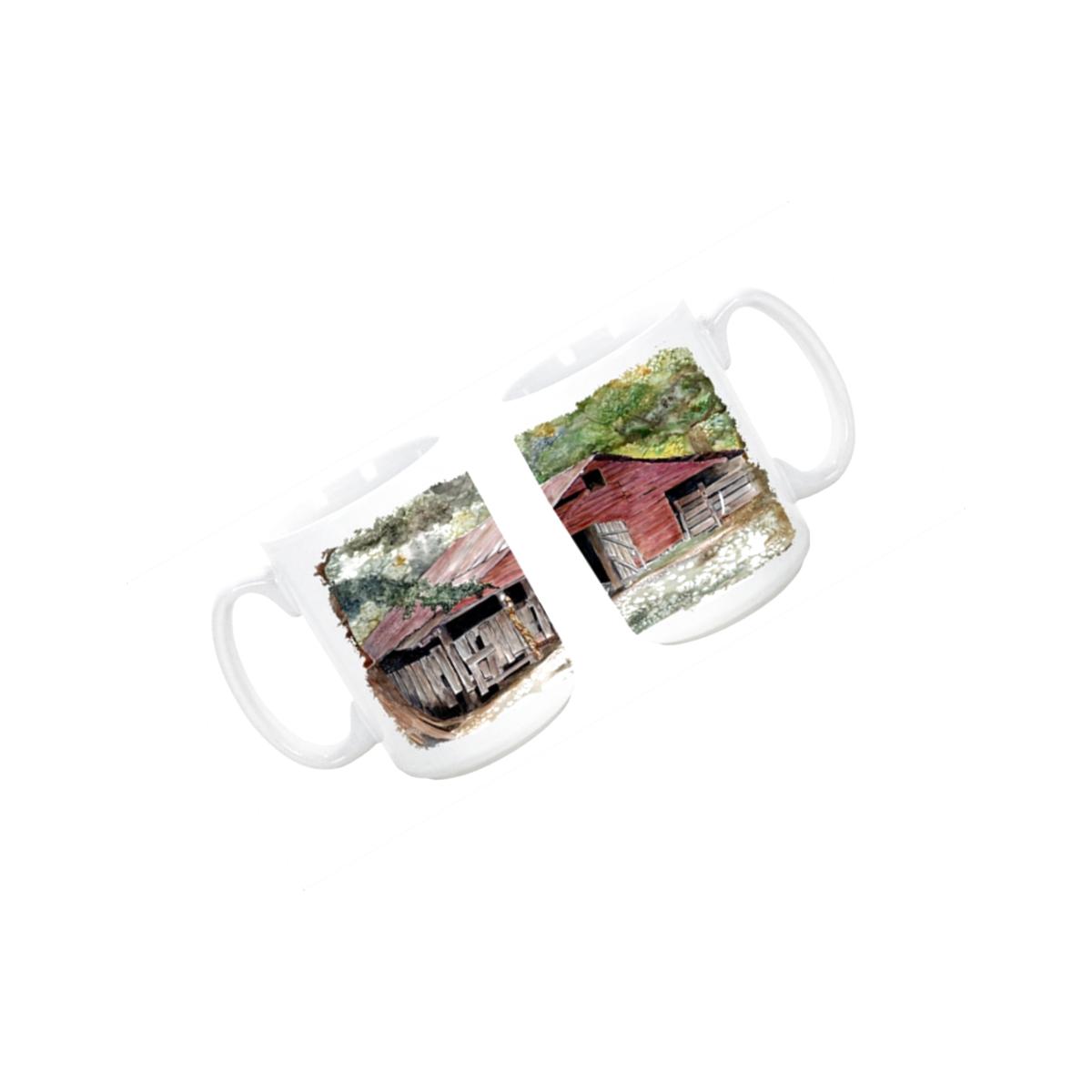 Picture of Carolines Treasures 8740CM15 Old Barn Dishwasher Safe Microwavable Ceramic Coffee Mug 15 oz.