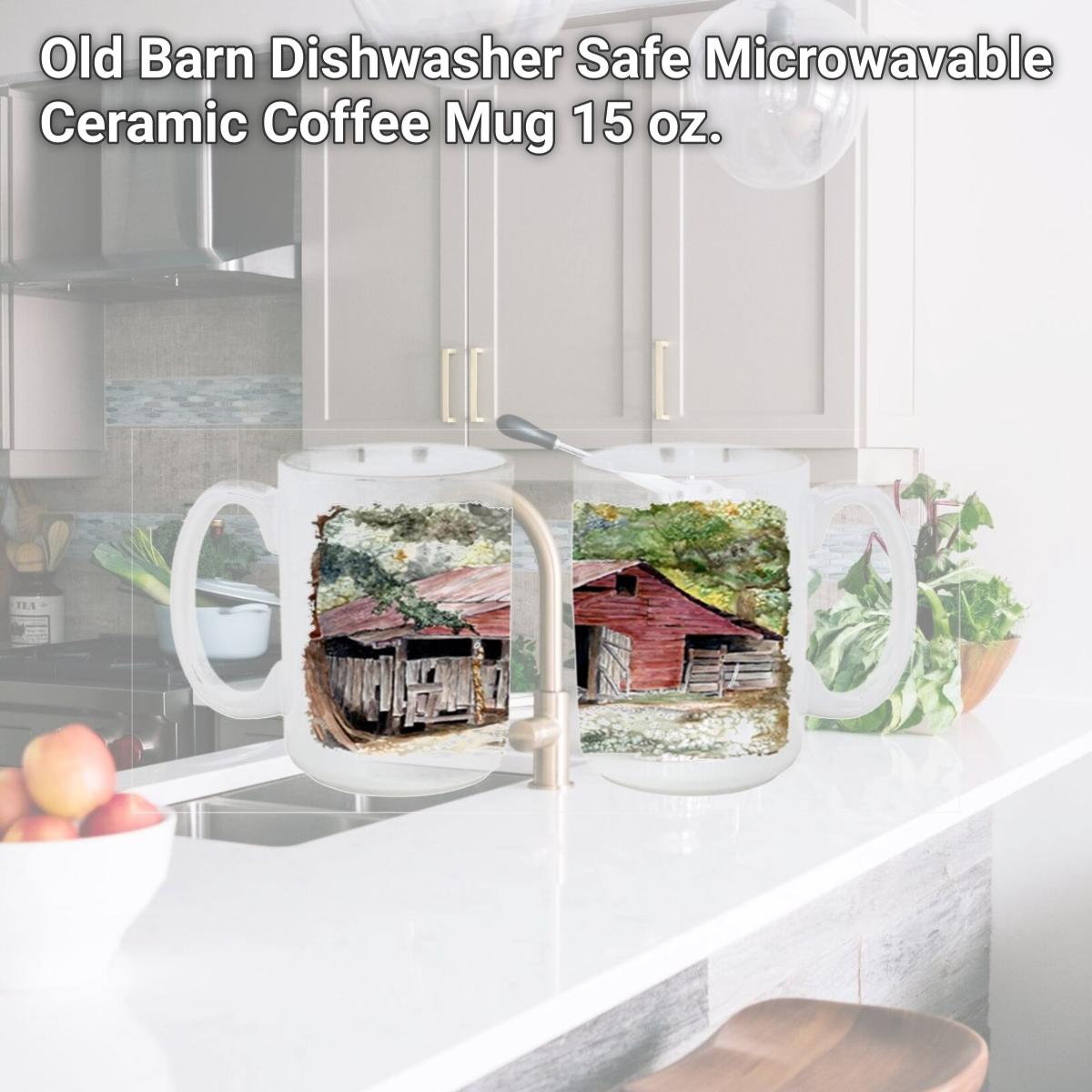Picture of Carolines Treasures 8740CM15 Old Barn Dishwasher Safe Microwavable Ceramic Coffee Mug 15 oz.