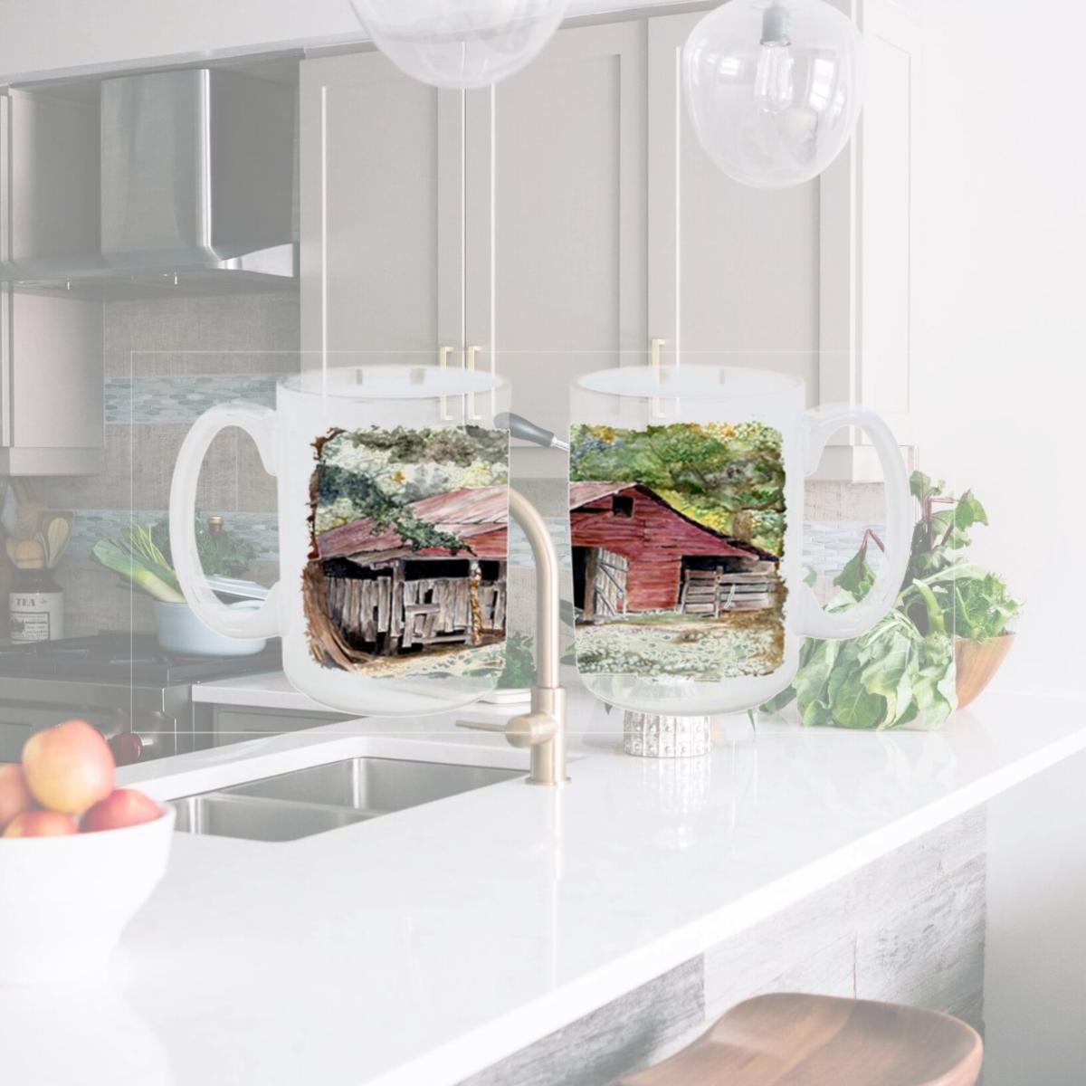 Picture of Carolines Treasures 8740CM15 Old Barn Dishwasher Safe Microwavable Ceramic Coffee Mug 15 oz.