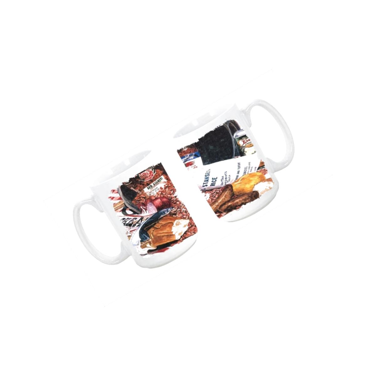 Picture of Carolines Treasures 8536CM15 Red Beans and Rice Dishwasher Safe Microwavable Ceramic Coffee Mug 15 oz.