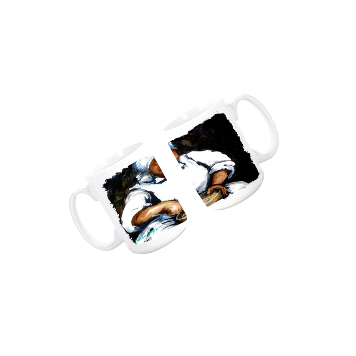 Picture of Carolines Treasures MW1087CM15 Hot Water Cornbread Dishwasher Safe Microwavable Ceramic Coffee Mug 15 oz.