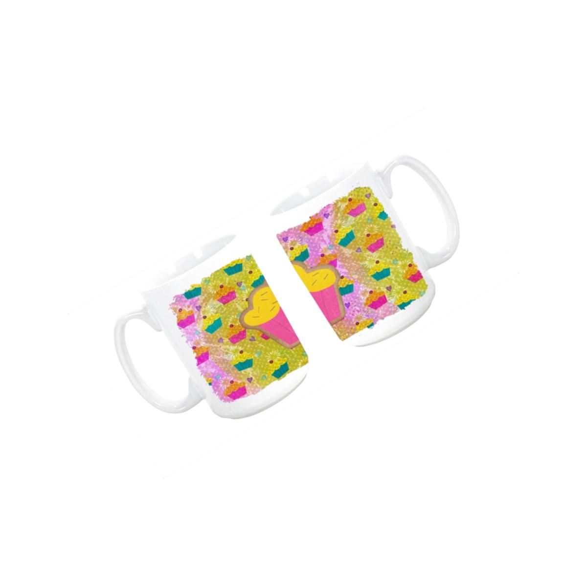 Picture of Carolines Treasures SB3003CM15 Cupcake Dishwasher Safe Microwavable Ceramic Coffee Mug 15 oz.