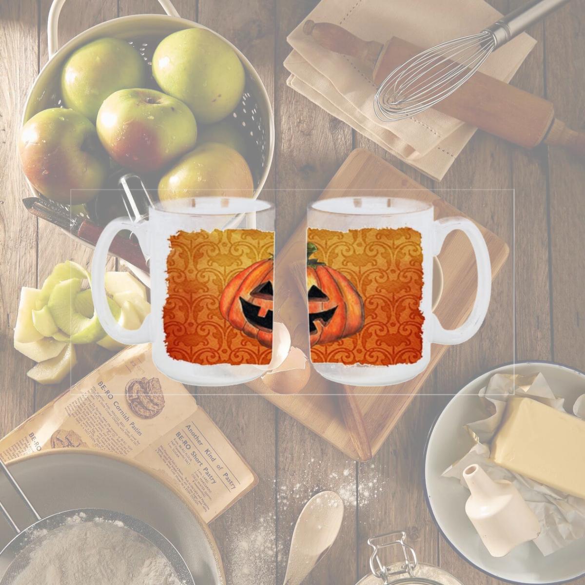 Picture of Carolines Treasures SB3020CM15 October Pumpkin Halloween Dishwasher Safe Microwavable Ceramic Coffee Mug 15 oz.