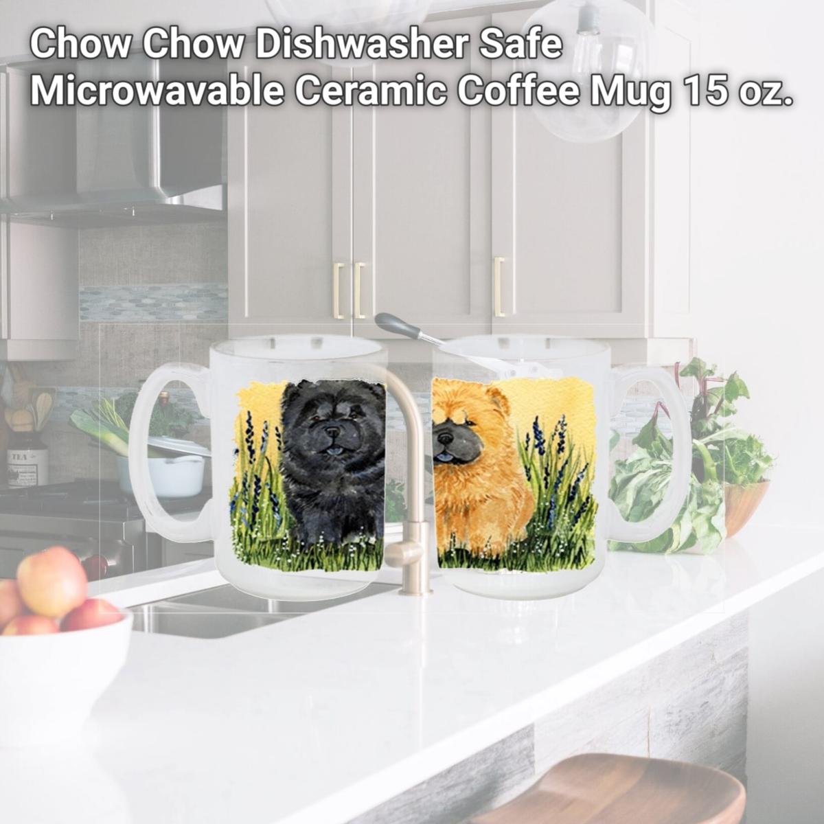 Picture of Carolines Treasures SS7006CM15 Chow Chow Dishwasher Safe Microwavable Ceramic Coffee Mug 15 oz.